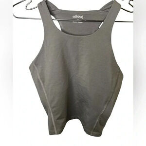 Allbirds Women's Natural Run Form Tank grey athletic racer back workout XS wool